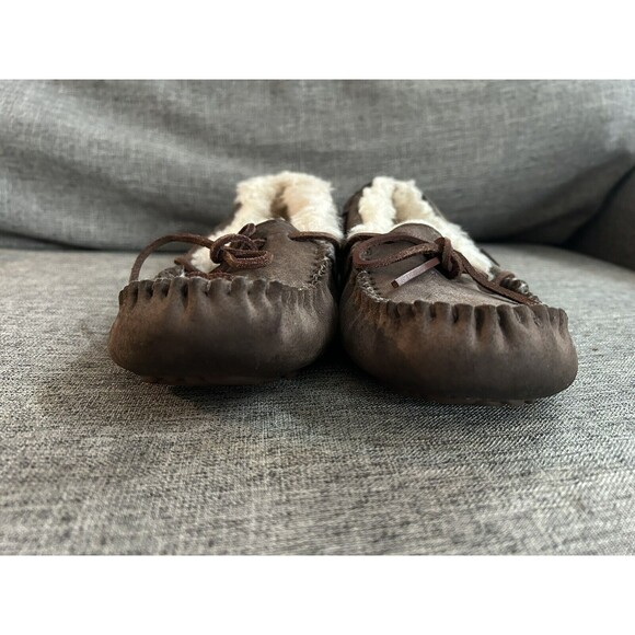 Ugg Dakota Moccasin Slippers Womens Size 6 Suede Leather Shoes Brown She… - Picture 5 of 9